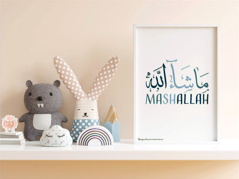 Mashallah Calligraphy - Ocean