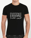 EXISTENCE IS RESISTANCE الوجود مقاومة || Black || Unisex T-Shirts